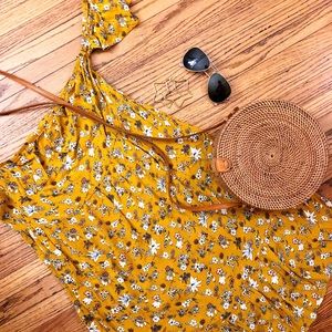 Boho Floral Mossimo Dress - Medium